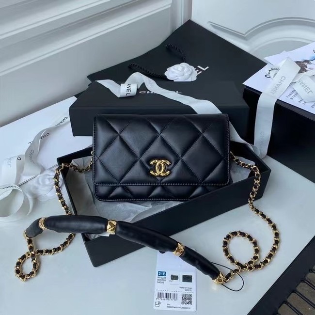 Chanel Flap Shoulder Bag mini Original leather AS2755 black HY3158ER88