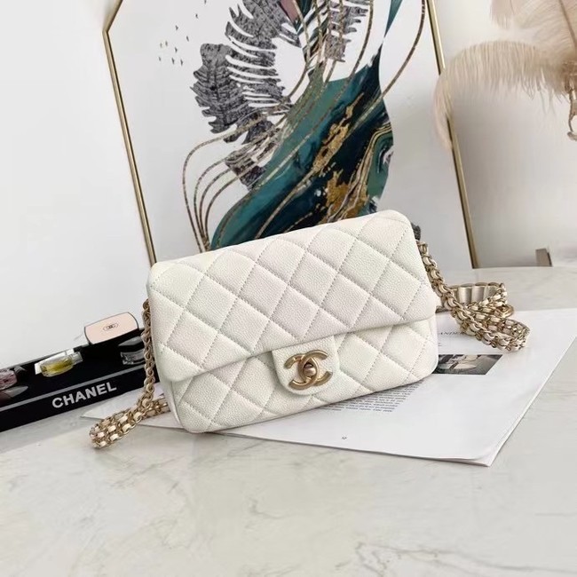 Chanel Flap Shoulder Bag Original leather AS2528 white HY6653fc78