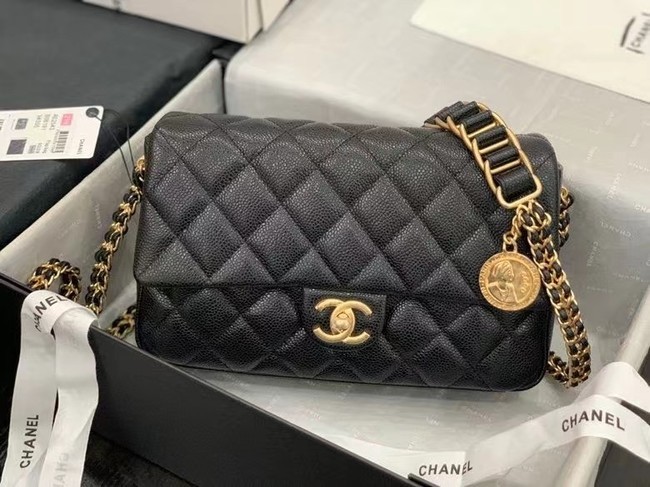 Chanel Flap Shoulder Bag Original leather AS2543 black HY24908vX95