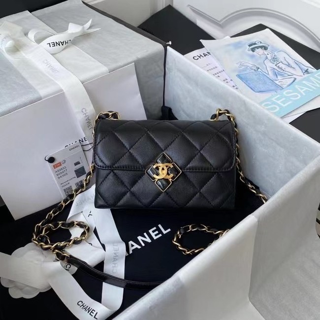 Chanel Flap Shoulder Bag Original leather AS2633 black HY10694bm74