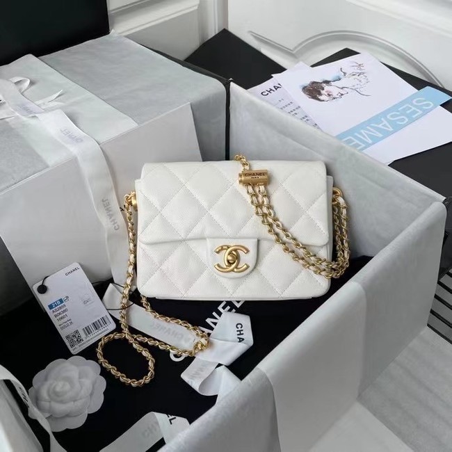 Chanel Flap Shoulder Bag Original leather AS2855 white HY3355sf78