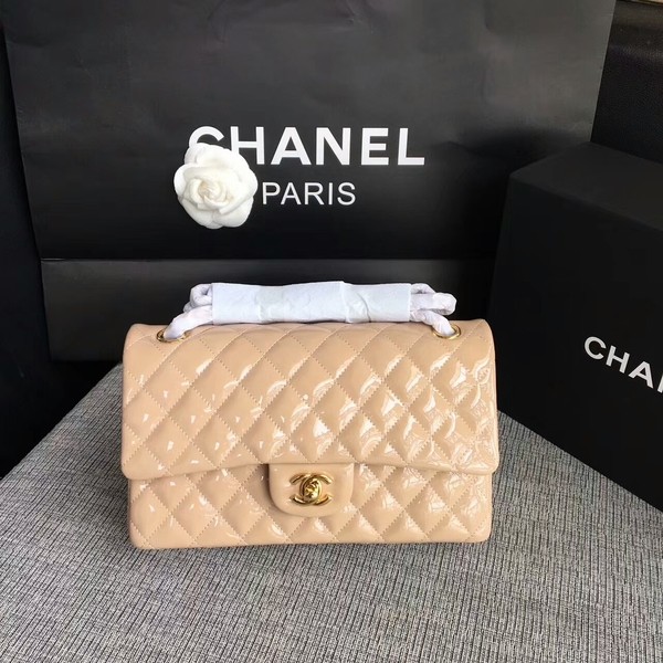 Chanel Flap Shoulder Bags Camel Original Patent Leather CF1112 Gold HY3042jf20