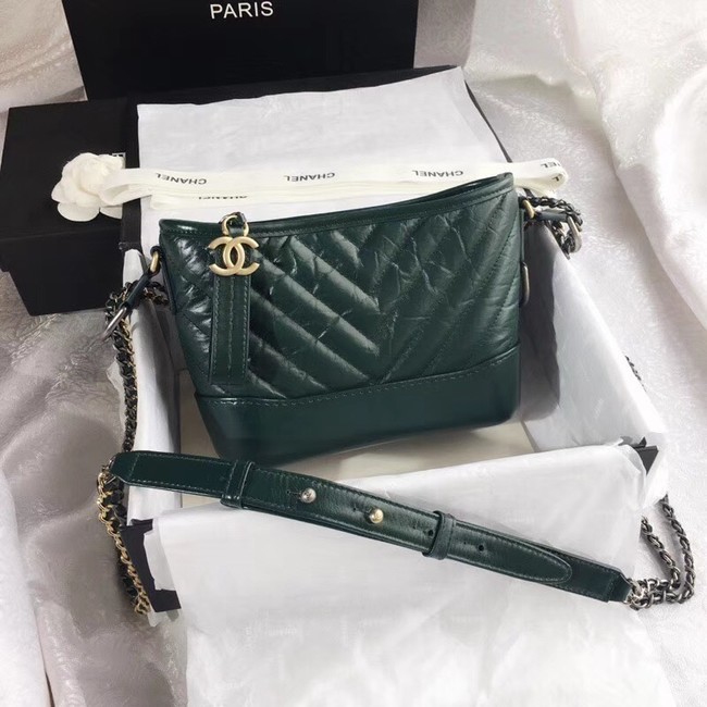 CHANEL GABRIELLE Original Small Hobo Bag A91810 green HY12539uZ84