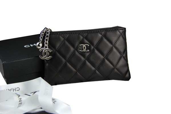 Chanel Matelasse Zip Around Wallet Original Leather A50165 Black HY3819Xr72
