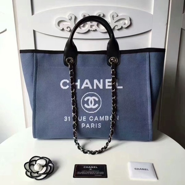 Chanel Medium Original Canvas Leather Tote Shopping Bag 66941H HY24804HB29