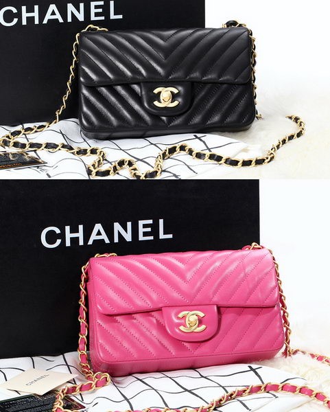 Chanel mini Classic Flap Bag Original Sheepskin CHA1116 Gold HY4671rf34