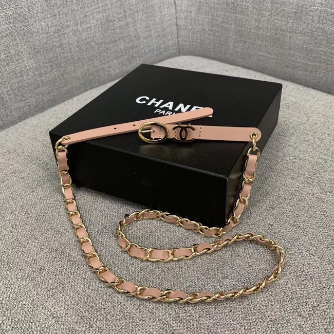 Chanel Original Calf Leather 2.0CM 3600 pink HY14348pA42