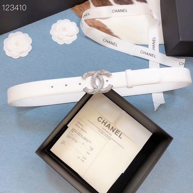 Chanel Original Calf Leather 3602 white&Silver HY19184VI95