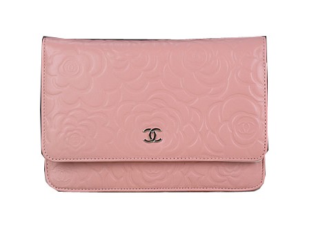 Chanel Original Camellia Leather mini Flap Bag CHA33814 Pink HY19777rh54