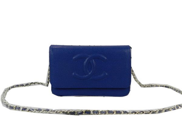 Chanel Original Cannage Patterns Leather mini Flap Bag CHA48654 Blue HY3211rf34