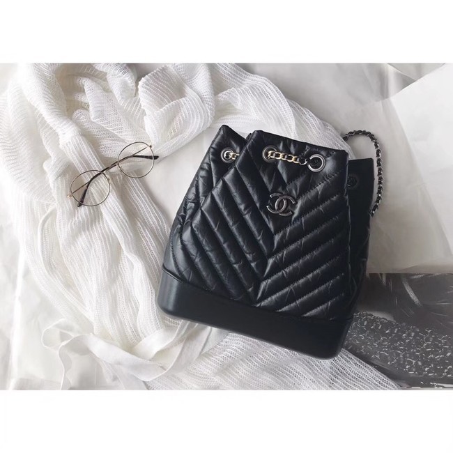 CHANEL Original Gabrielle Small Backpack A94485 black HY1467Zw99