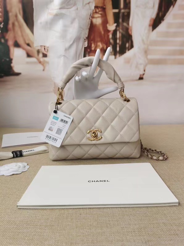 Chanel Original Lather Flap Bag AS2044 white HY18878gE29