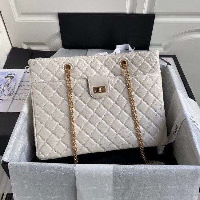 Chanel Original Lather Shopping bag AS6611 white HY2555Sy67