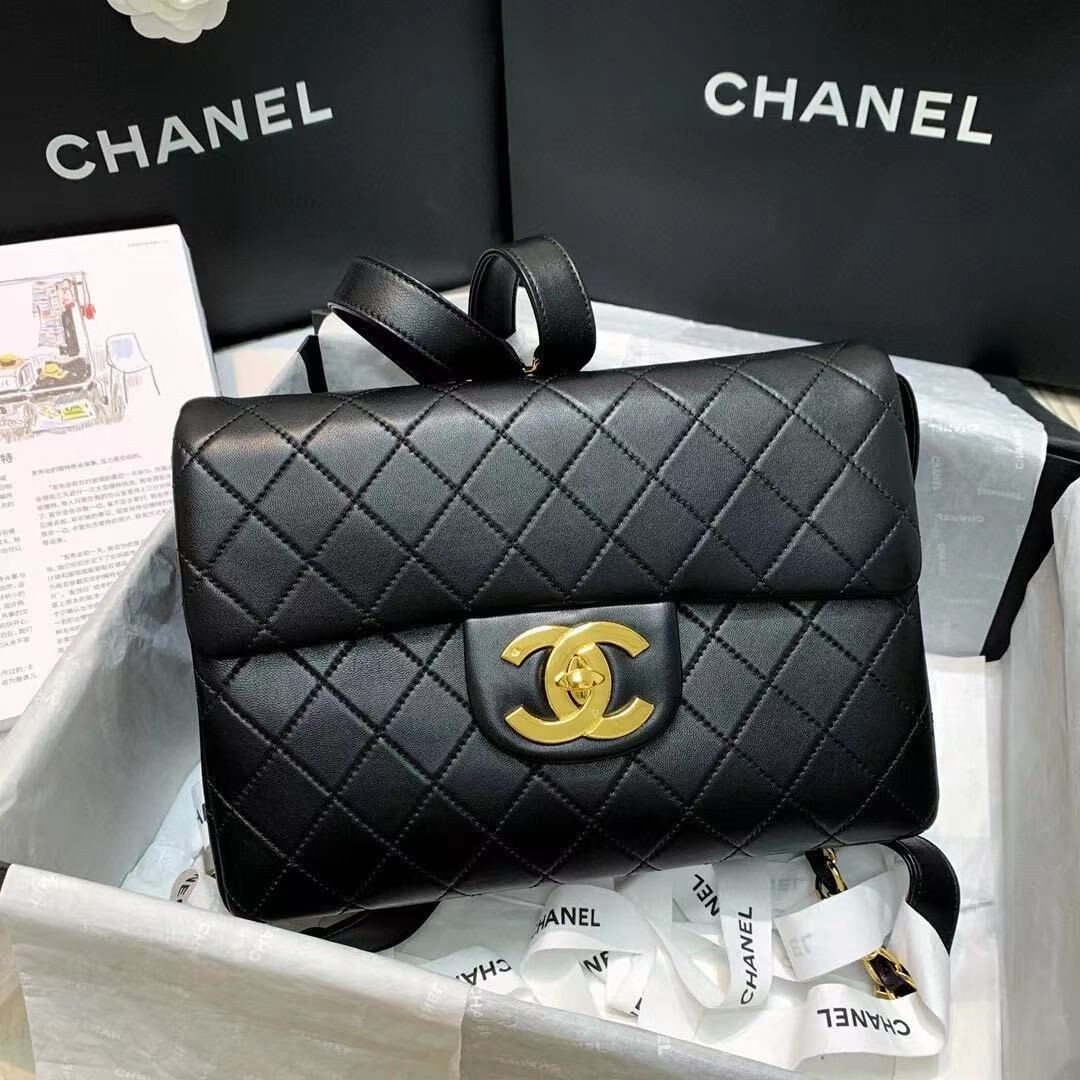 Chanel Original leather Bag AS2655 Black HY16413sY95