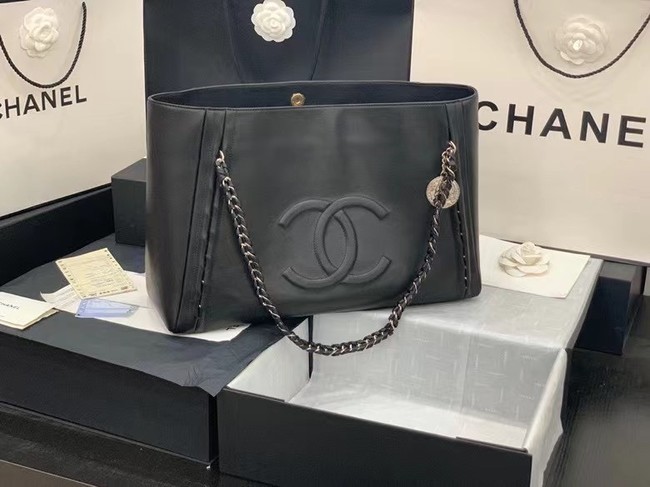 Chanel Original Leather Shopping Bag AS8473 black HY1396DO87