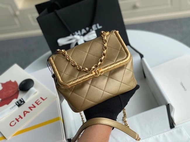 Chanel Original mini Magnet buckle bag AS1886 gold HY5563vX95