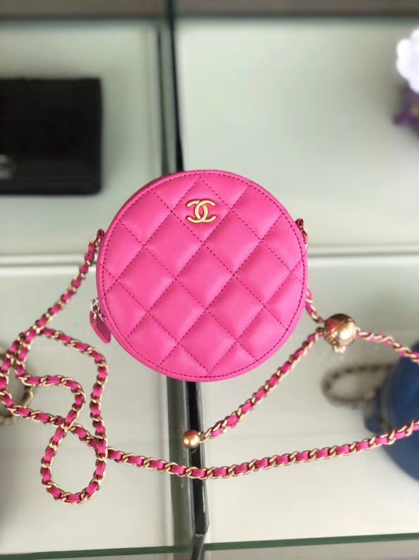 Chanel Original mini Sheepskin bag AS1449 rose HY9362Yf79