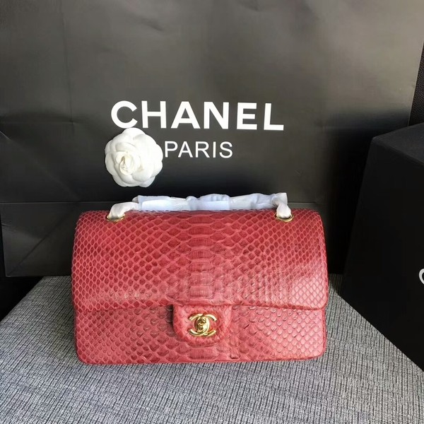 Chanel Original Python Leather Shoulder Bag CF1112CA HY1120KX51