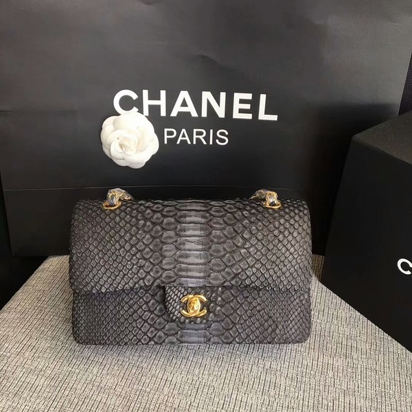 Chanel Original Python Leather Shoulder Bag CF1112J HY4497bT70
