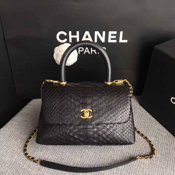 Chanel Original Python Leather Tote Bag 8119A HY3854VI95