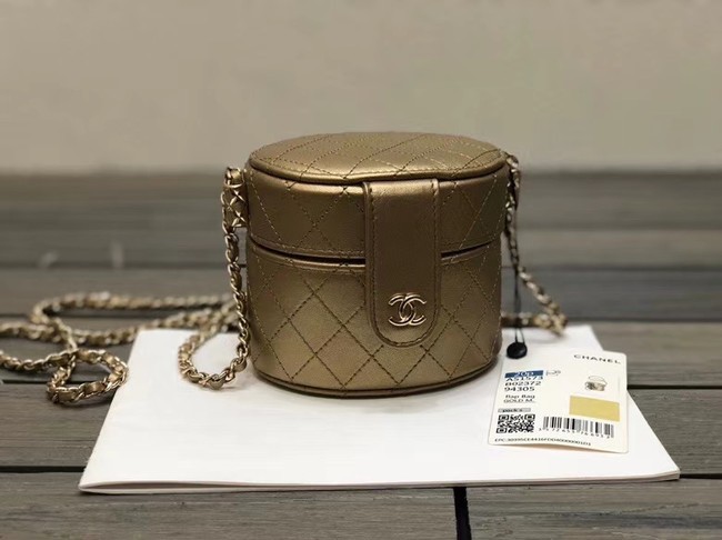 Chanel Original Small chain Clutch bag AP1573 Bronze HY10689Fh96