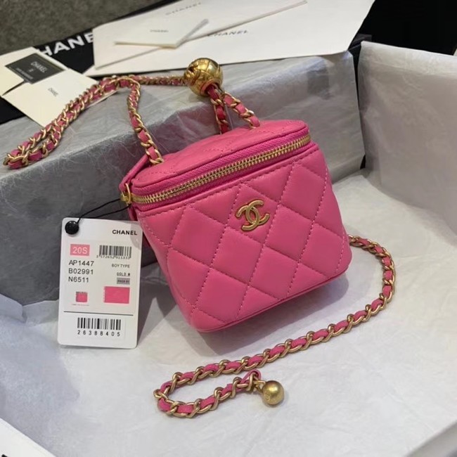 Chanel Original Small classic chain box handbag AP1447 rose HY17992rJ28