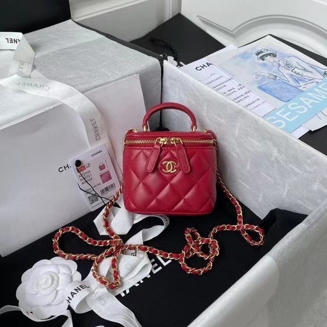 Chanel Original Small classic chain box handbag AP2198 red HY20033Mc61