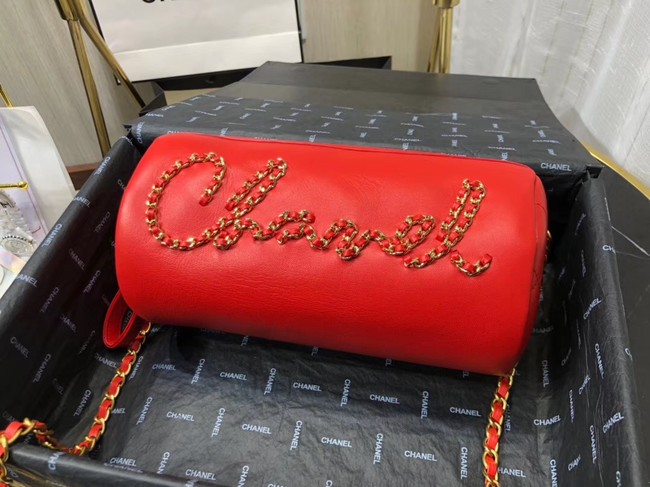 Chanel Original Soft Leather Chain Bag & Gold-Tone Metal AS1531 red HY8321rf34