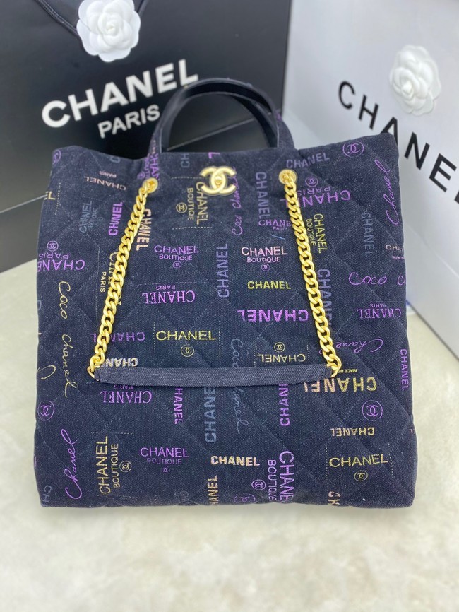 Chanel SHOPPING BAG 2566 dark blue HY20011DO87