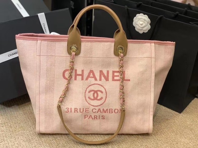 Chanel Shopping bag A66941 pink HY9494Yv36