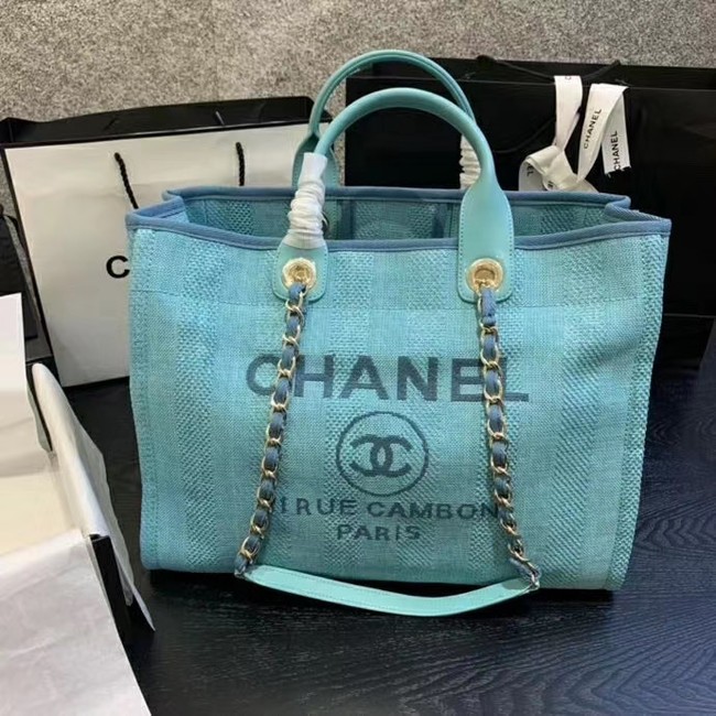 Chanel Shopping bag A66941 sky blue HY323Mc61