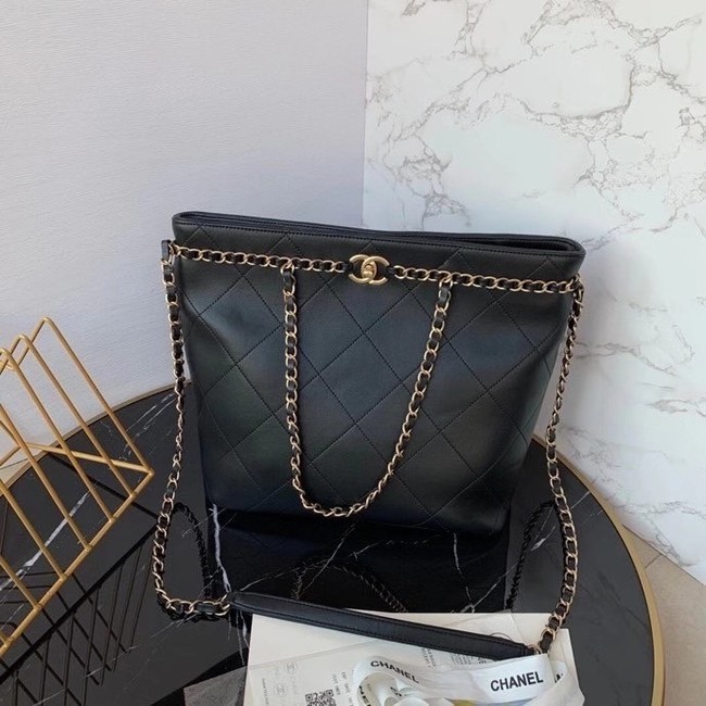 Chanel shopping bag AS2556 black HY14962UF26