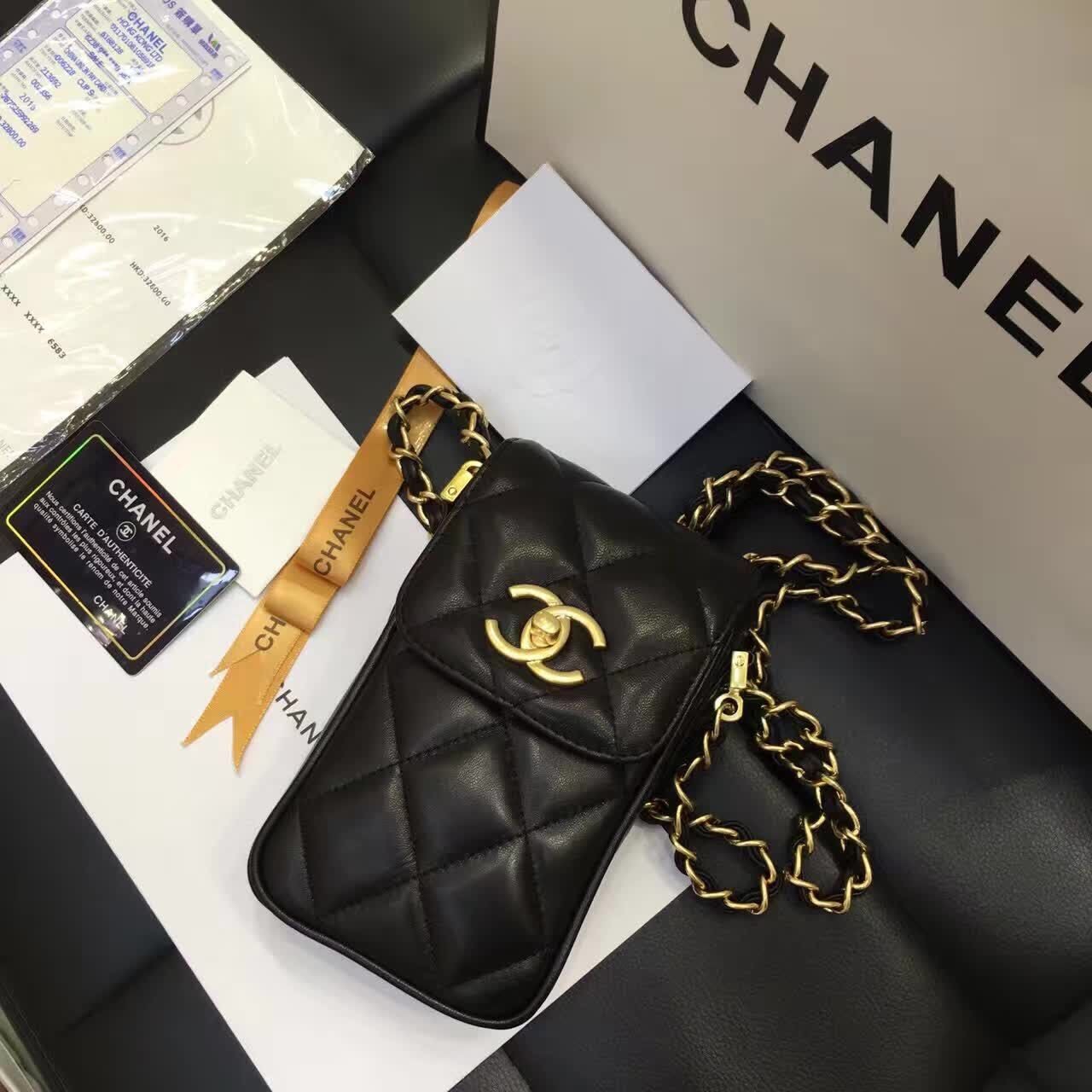 Chanel Shoulder Bag Original Leather CHA35590 Black HY07Zw99