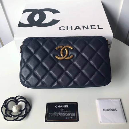 Chanel Shoulder Bag Original Sheepskin Leather A66270 Royal HY17296HW50