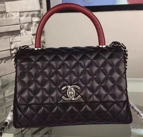 Chanel Shoulder Tote Bag Original Calfskin Leather A7775 Black HY2705Av26
