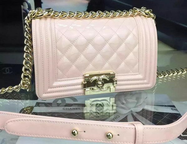 Cheap Boy Chanel mini Flap Shoulder Bag Original Leather A5707 Light Pink HY4389sJ42