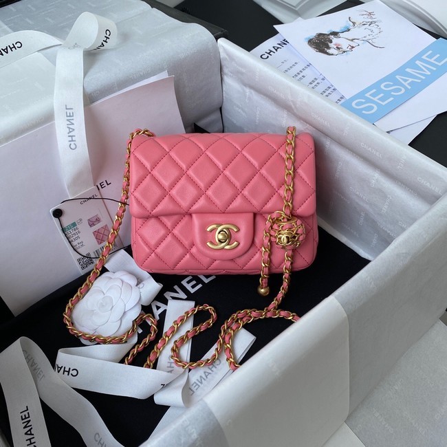 Cheap Chanel MINI Flap Bag Original Sheepskin Leather AS1786 pink HY10594sJ42
