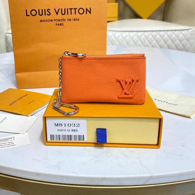 Cheap Louis Vuitton KEY POUCH M81031 orange HY8601ZZ98