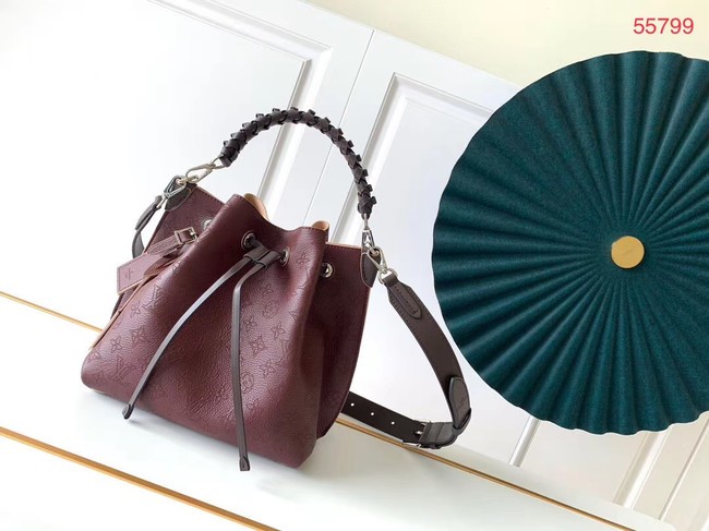 Cheap Louis Vuitton MURIA Mahina perforated calf leather M55800 Burgundy HY16482sZ66