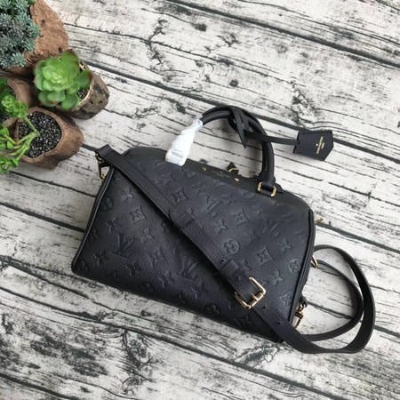 Cheap Louis Vuitton Original Monogram Empreinte Speedy 42401 Black HY2396ZZ98
