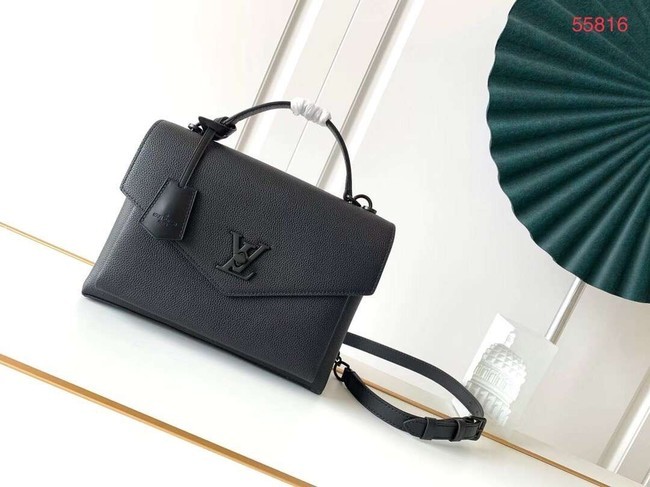 Copy Best Louis vuitton original MY LOCKME M55816 black HY9564Qc72