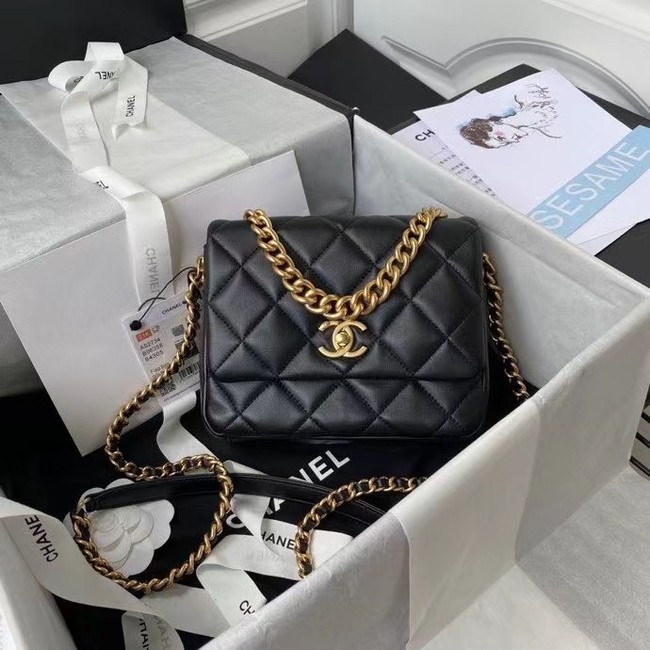 Fake Best Chanel Flap Shoulder Bag Original leather AS2734 black HY16792Nk59
