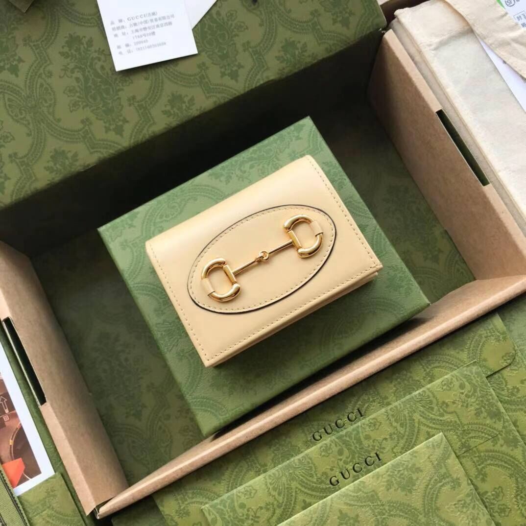 Fake Best Gucci GG Marmont card case Original Leather 466488 Cream HY5112Nk59