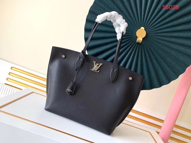 Fake Best Louis vuitton original LOCKME GO M55028 black HY14237Nk59