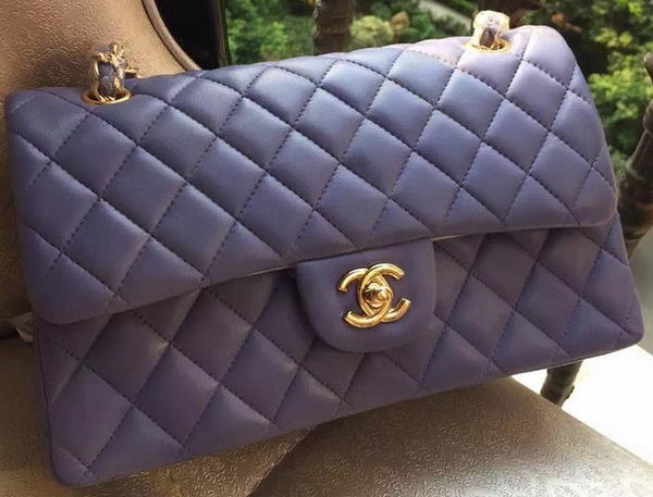 Fake Chanel 2.55 Series Flap Bag Lavender Original Leather A01112 Gold HY7510Iw51