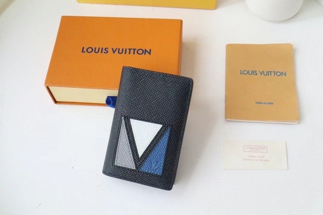 Fake Cheap Louis Vuitton POCKET ORGANIZER M30787 black HY7280Kt89