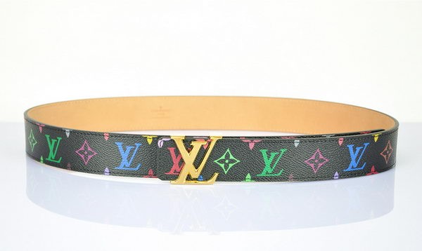 Fake Louis Vuitton Black Monogram Multicolore LV208 Gold HY26034eZ32