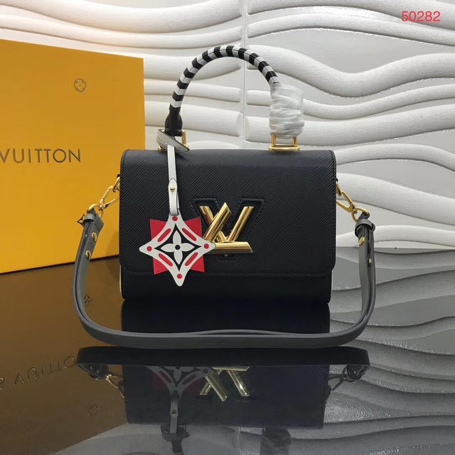 Fake Louis vuitton original CRAFTY TWIST tote bag M56780 black HY25230ny77