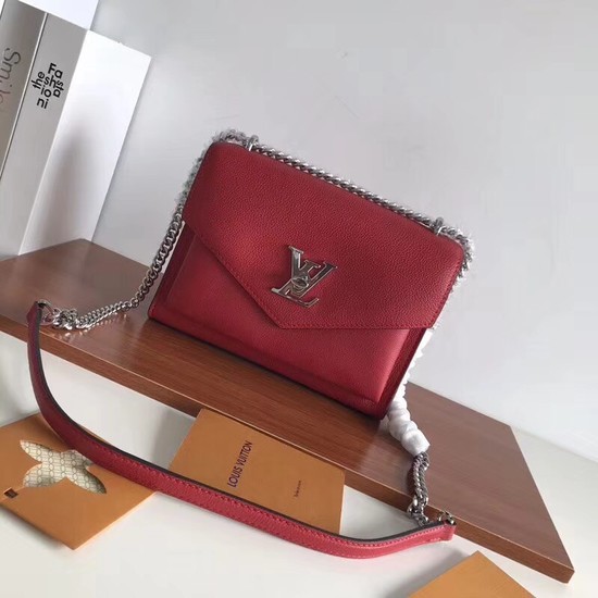 Fake Louis vuitton Original Leather Evening Bag Clutch Love Note MYLOCKME BB M51418 red HY14080Iw51