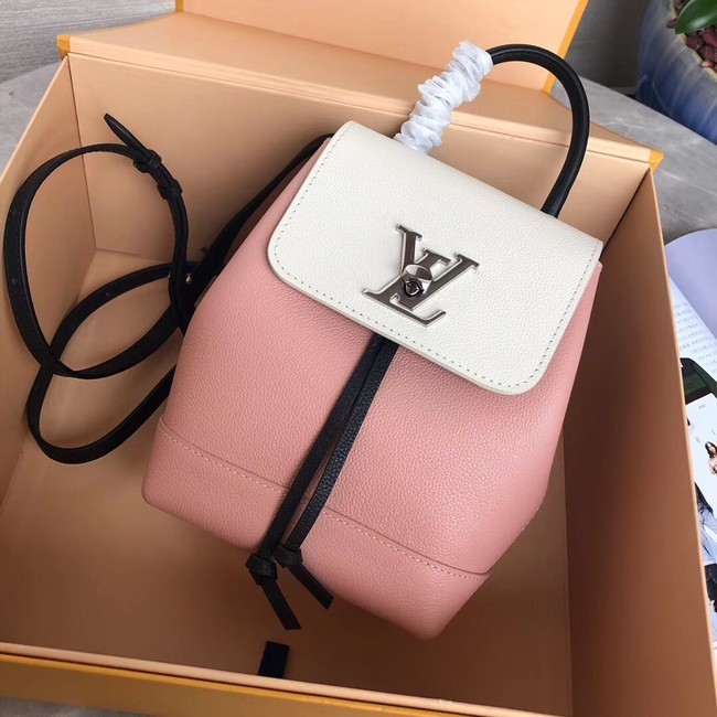 Fake Louis vuitton original LOCKME BACKPACK MINI M53195 HY9050kw88